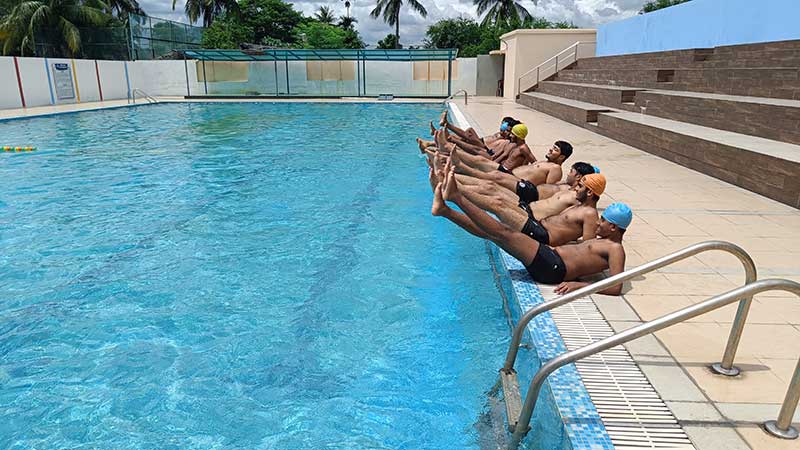 Swimming pool at Bihani Academy