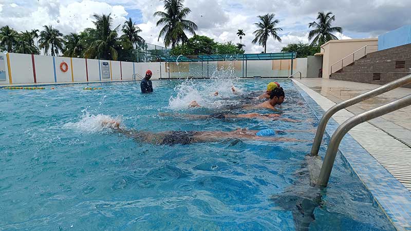 Swimming pool at Bihani Academy