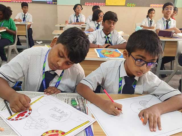 Inter House Art Competition (VI to VIII)
